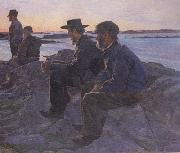 Carl Wilhelmson On the Rocks at Fiskebackskil (nn02 china oil painting reproduction